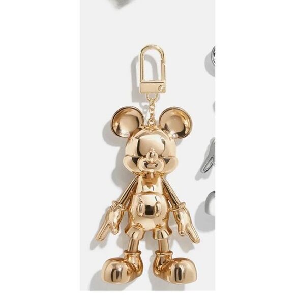 Disney x baublebar Mickey Mouse shiny drip gold Bag Charm/keychain - Picture 3 of 4